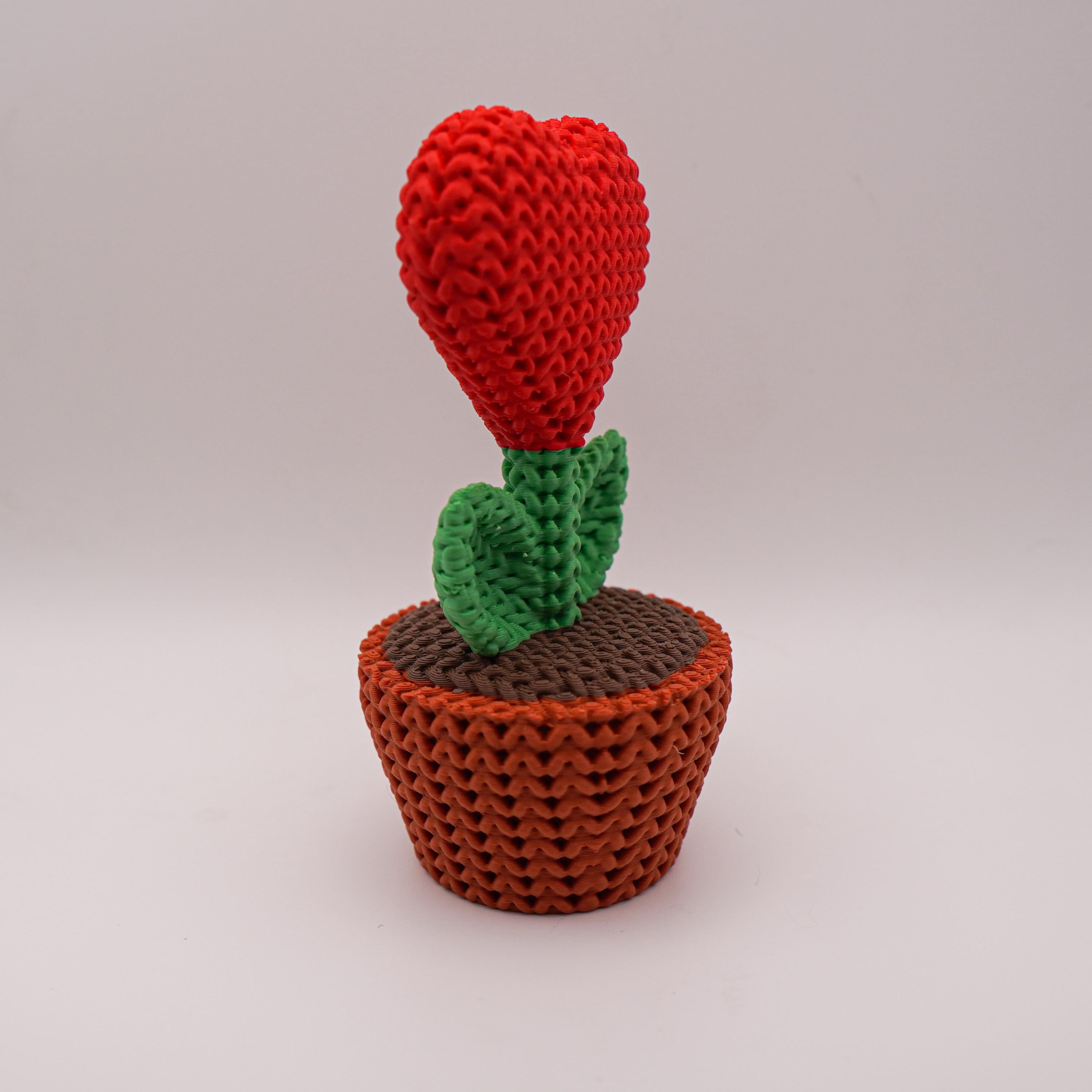 Heart Plant Figurine