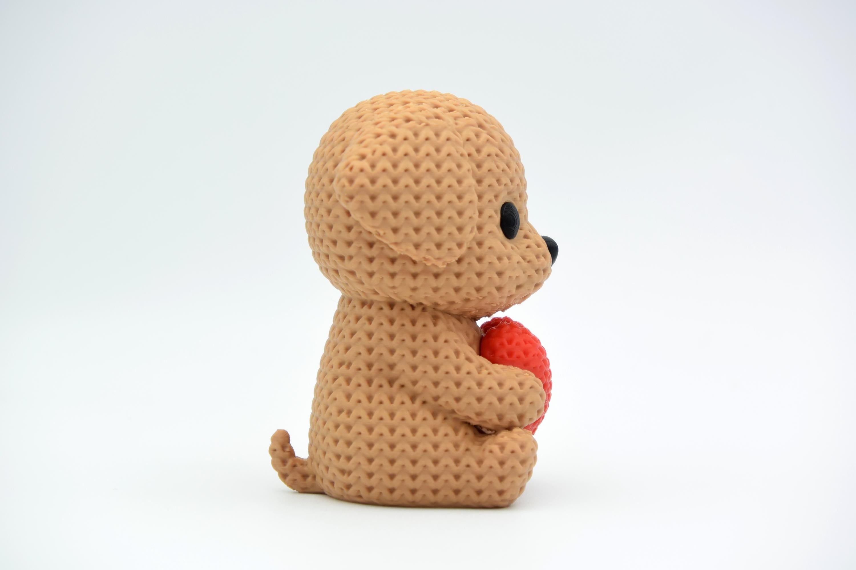 Valentine's Dog Figurine