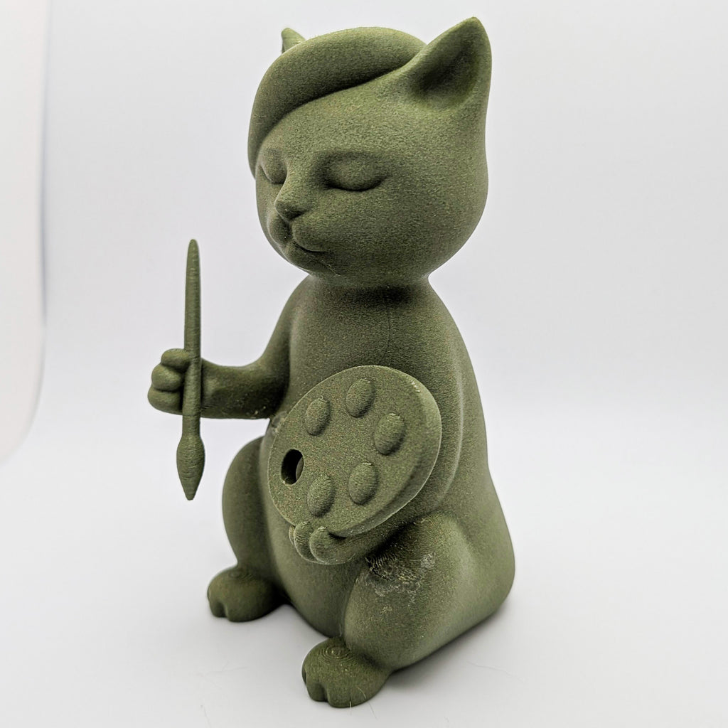 Artist Cat Sculpture