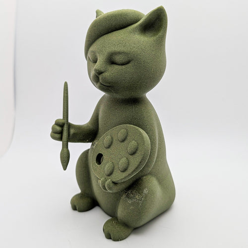 Artist Cat Sculpture