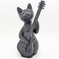 Guitar Cat Sculpture