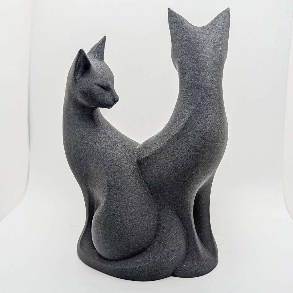 Intertwined Cats Sculpture