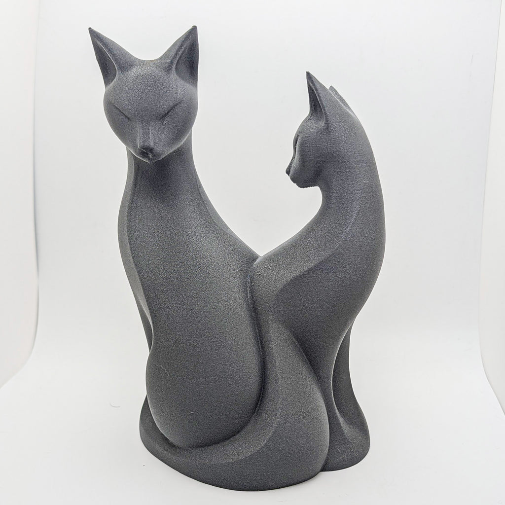 Intertwined Cats Sculpture