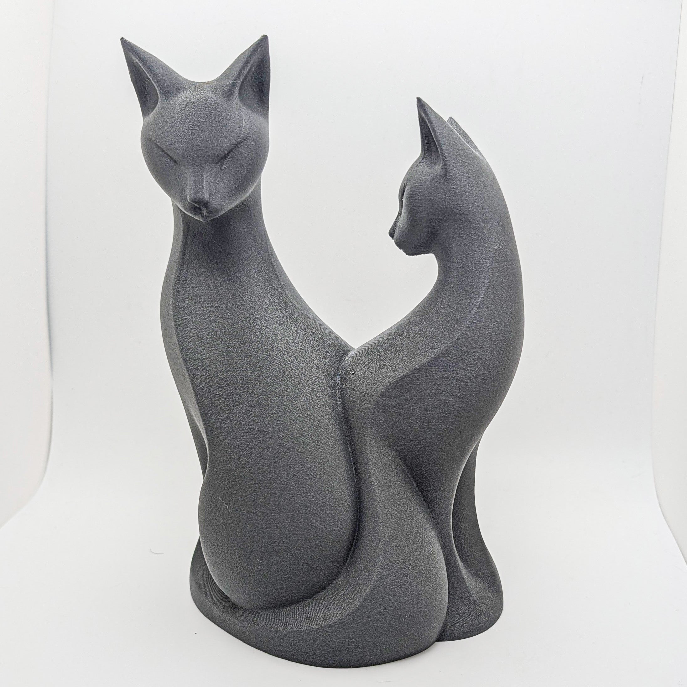 Intertwined Cats Sculpture