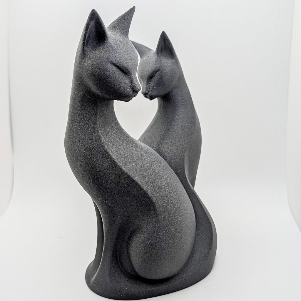 Intertwined Cats Sculpture