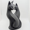 Intertwined Cats Sculpture