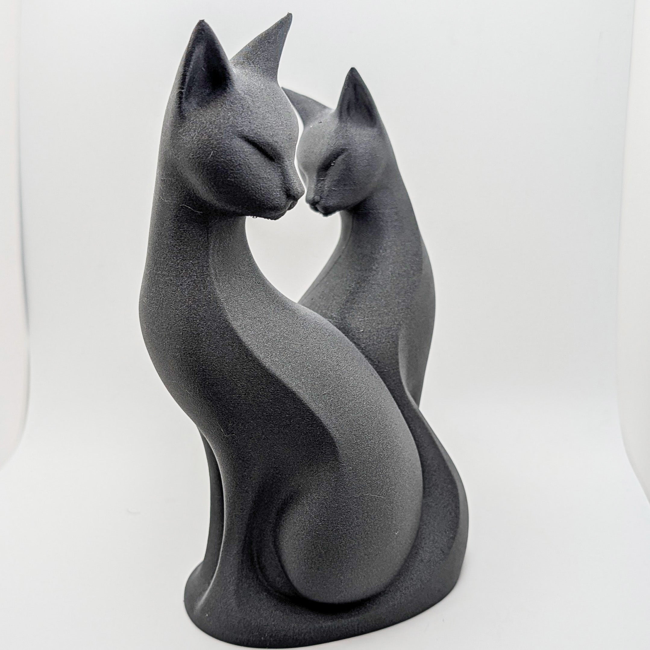 Intertwined Cats Sculpture