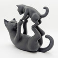 Mama Cat & Kitten Sculpture