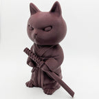 Samurai Cat Sculpture