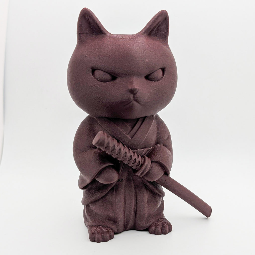 Samurai Cat Sculpture