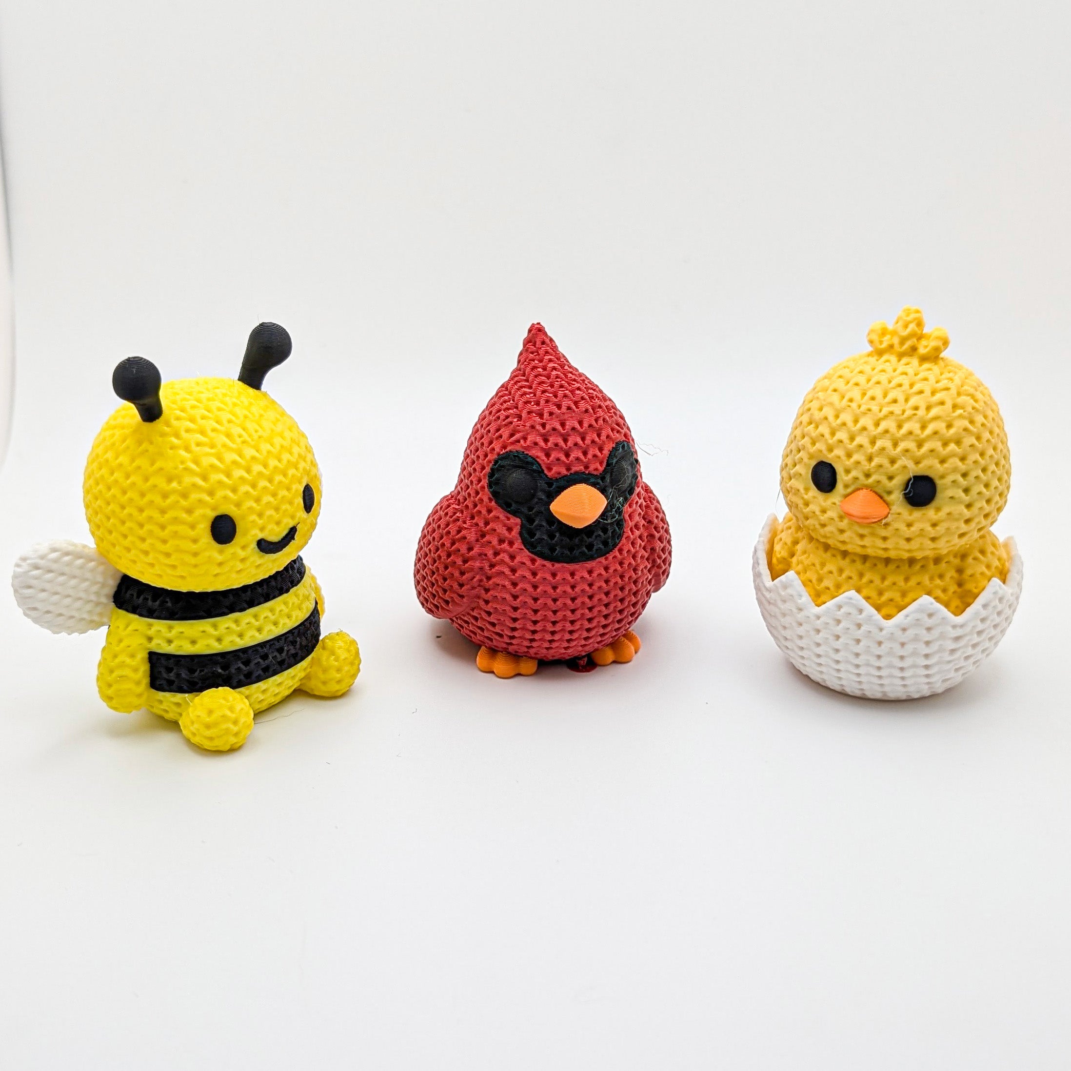 Spring Trio Figurines