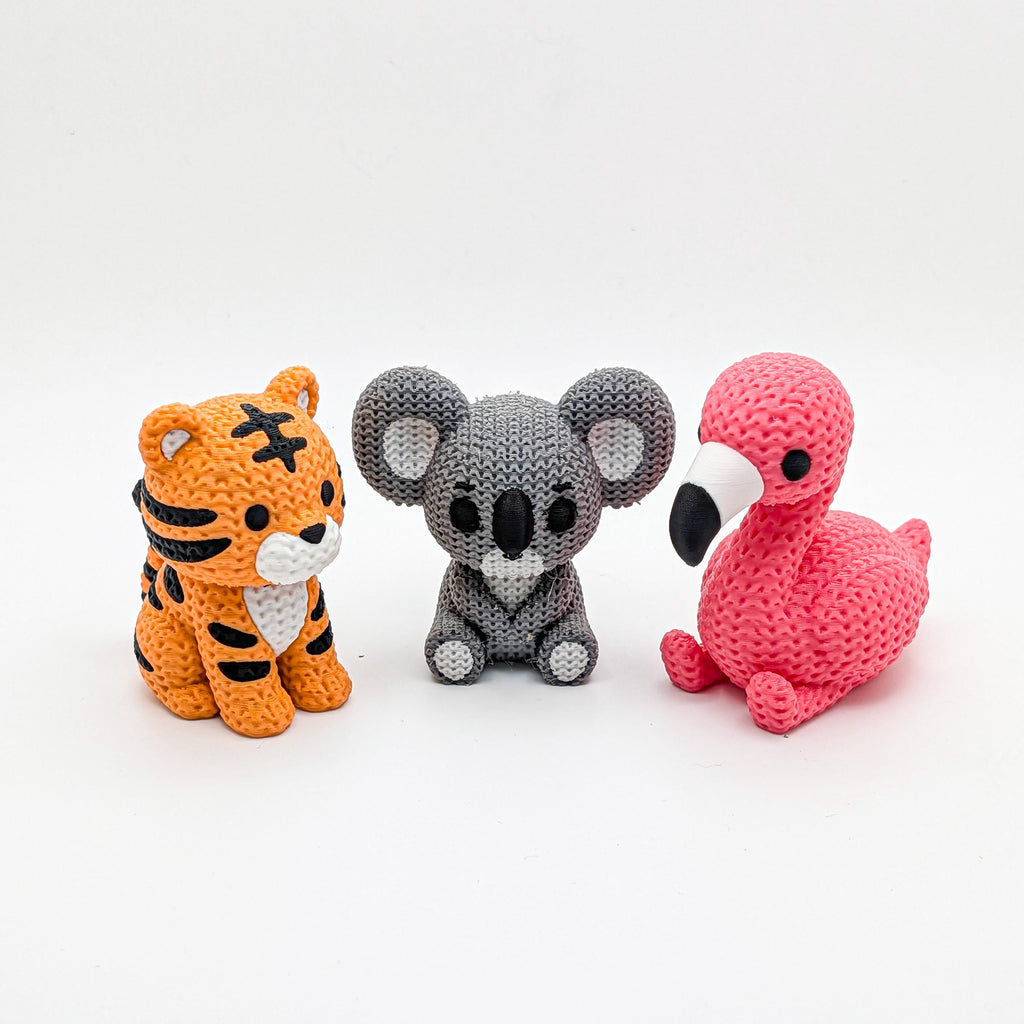 Exotic Zoo Trio Figurines