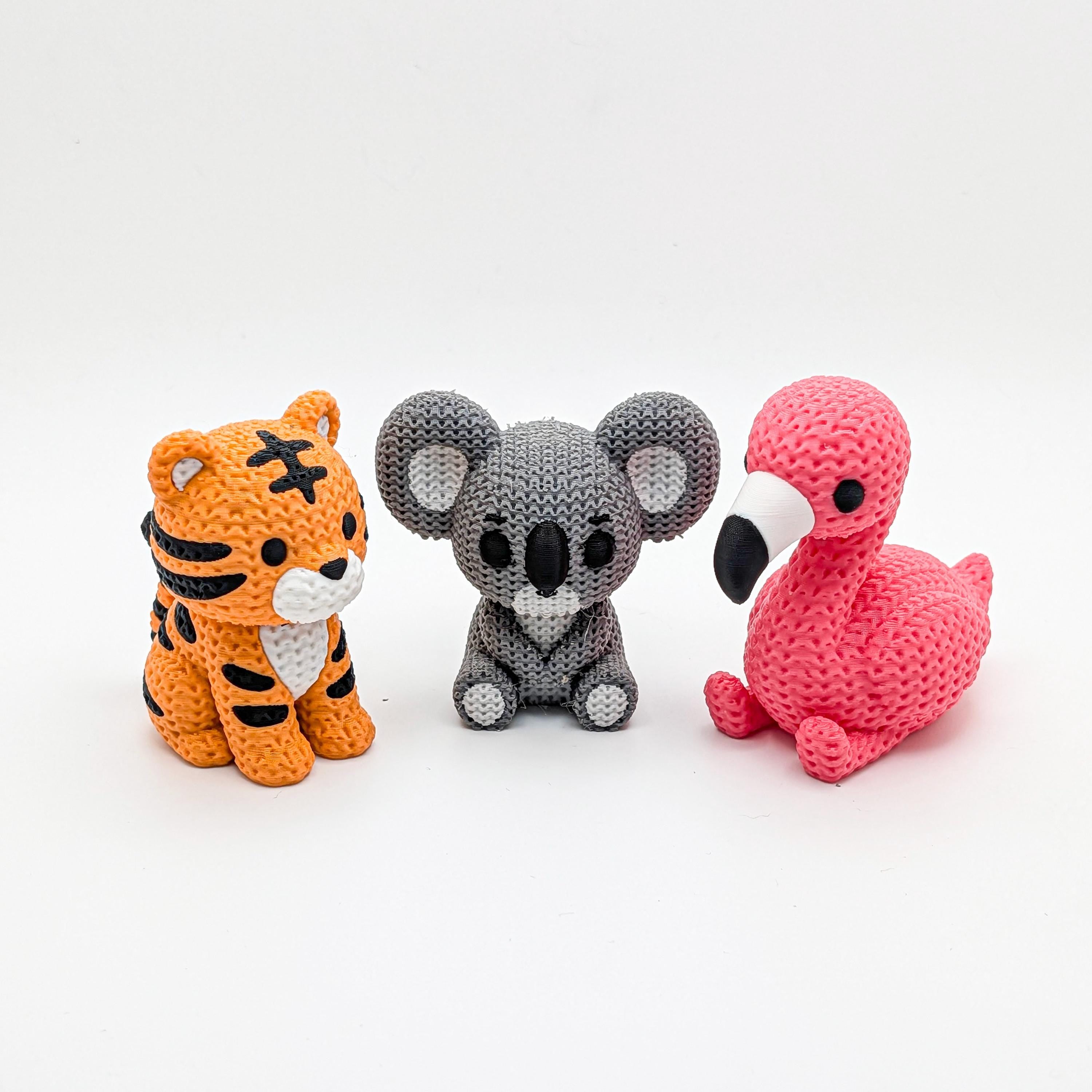 Exotic Zoo Trio Figurines
