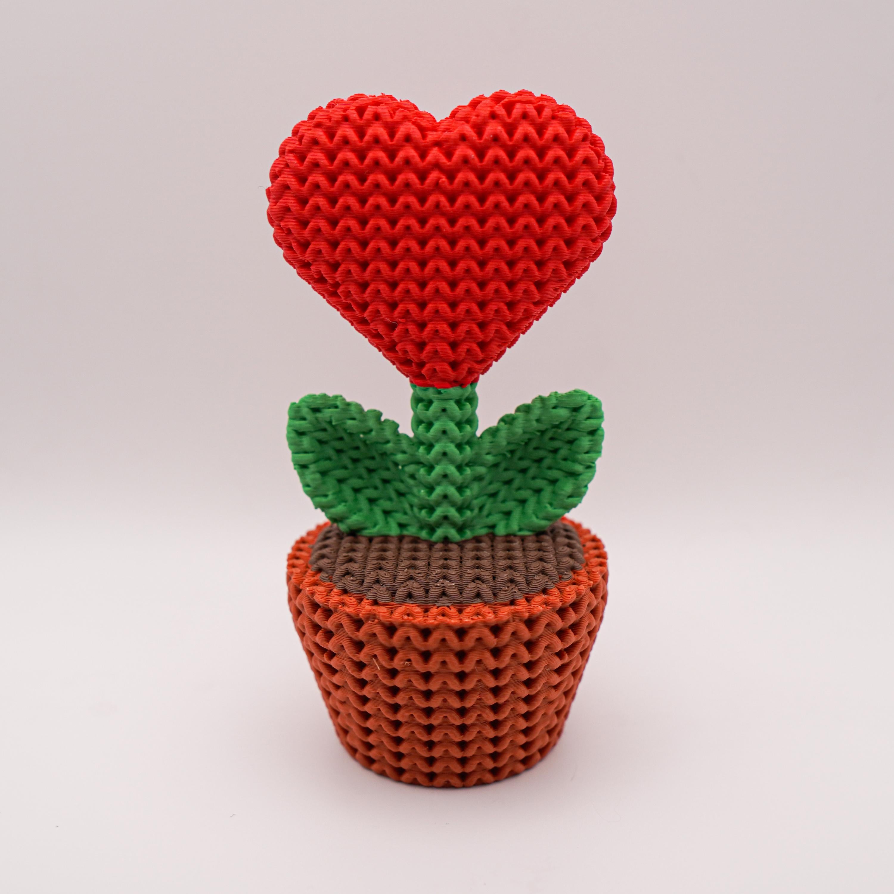 Heart Plant Figurine