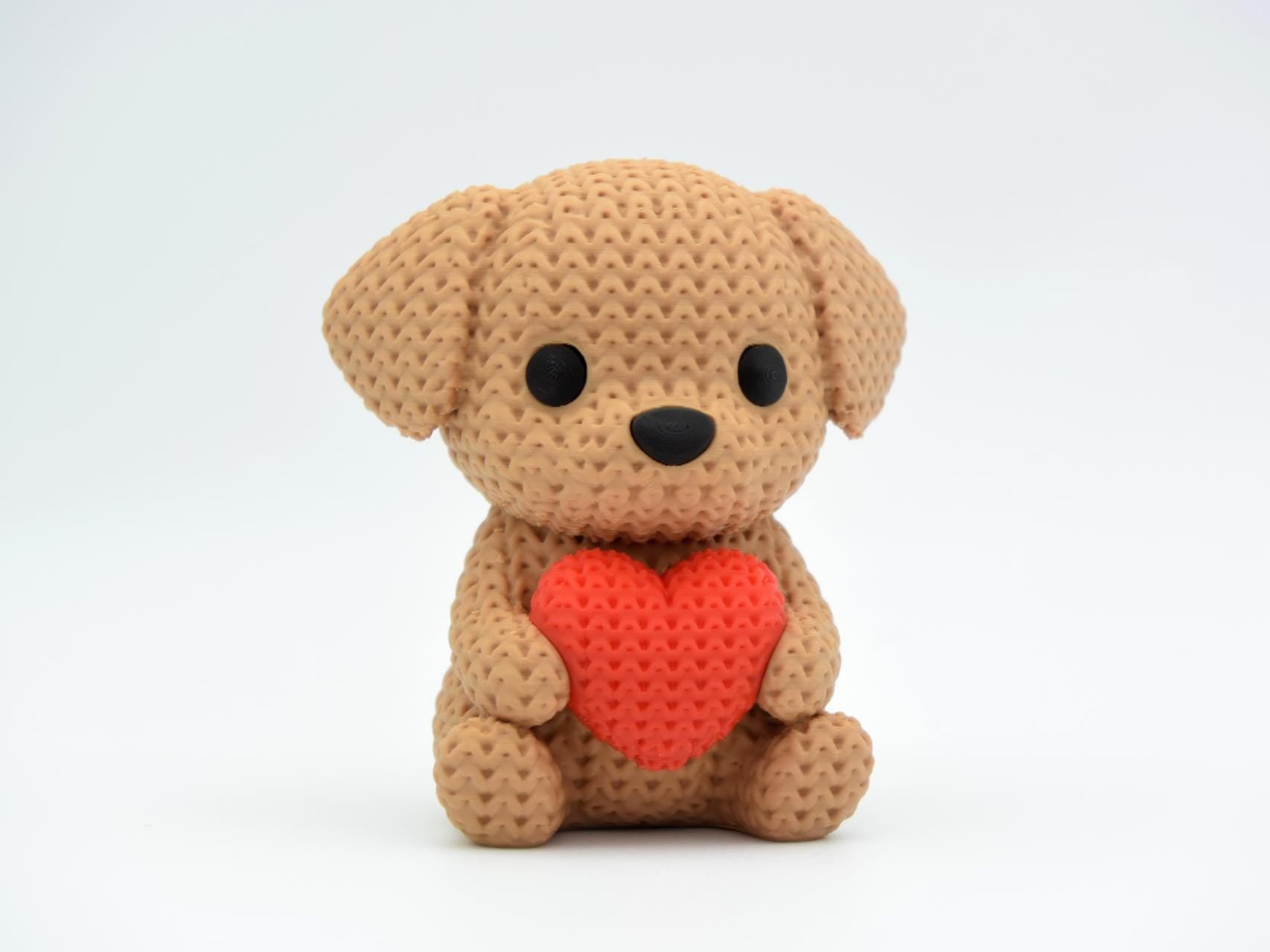 Valentine's Dog Figurine