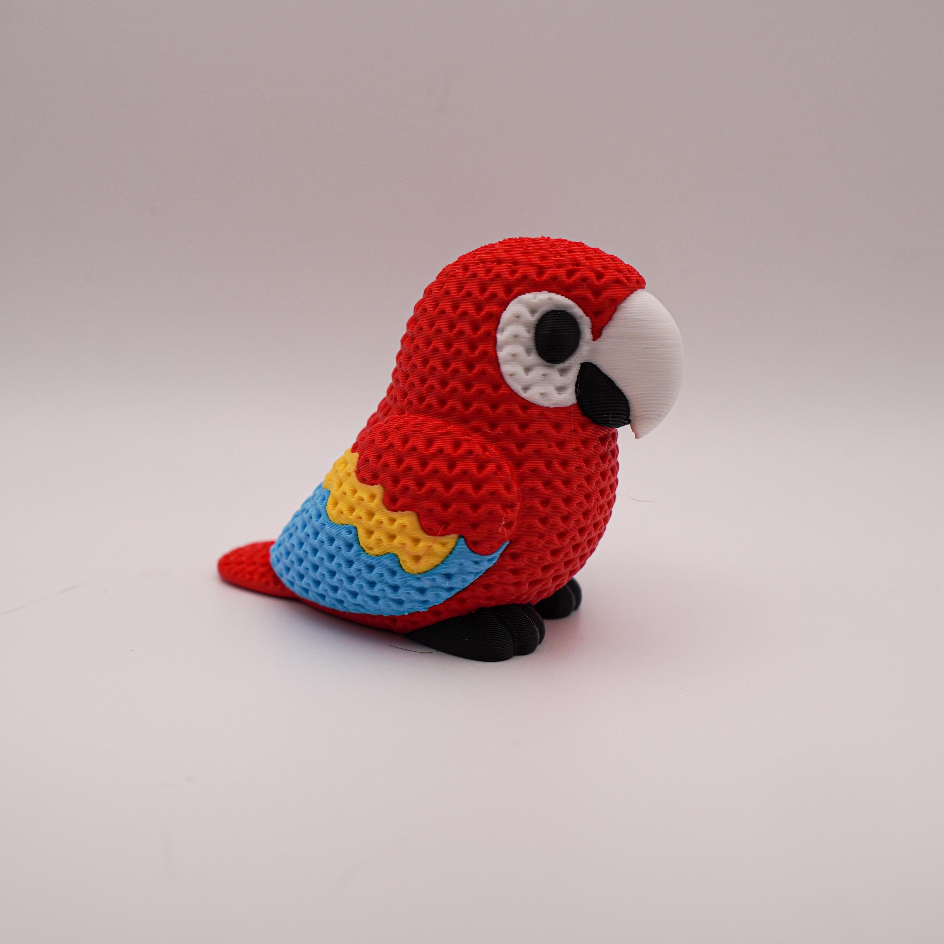 Scarlet Macaw Figurine